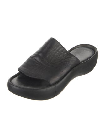 Robert Clergerie Leather Slides