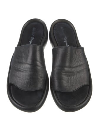 Robert Clergerie Leather Slides