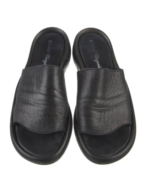 Robert Clergerie Leather Slides