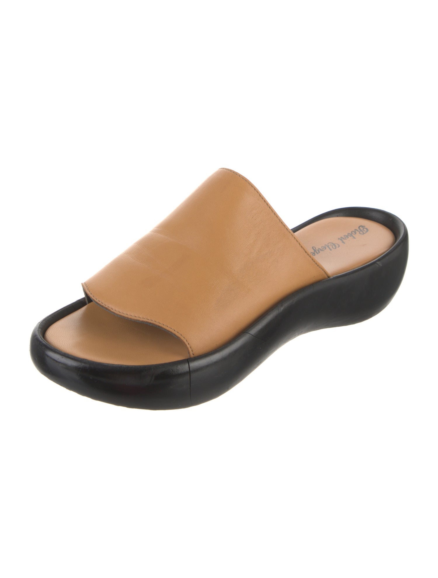 Robert Clergerie Leather Slides