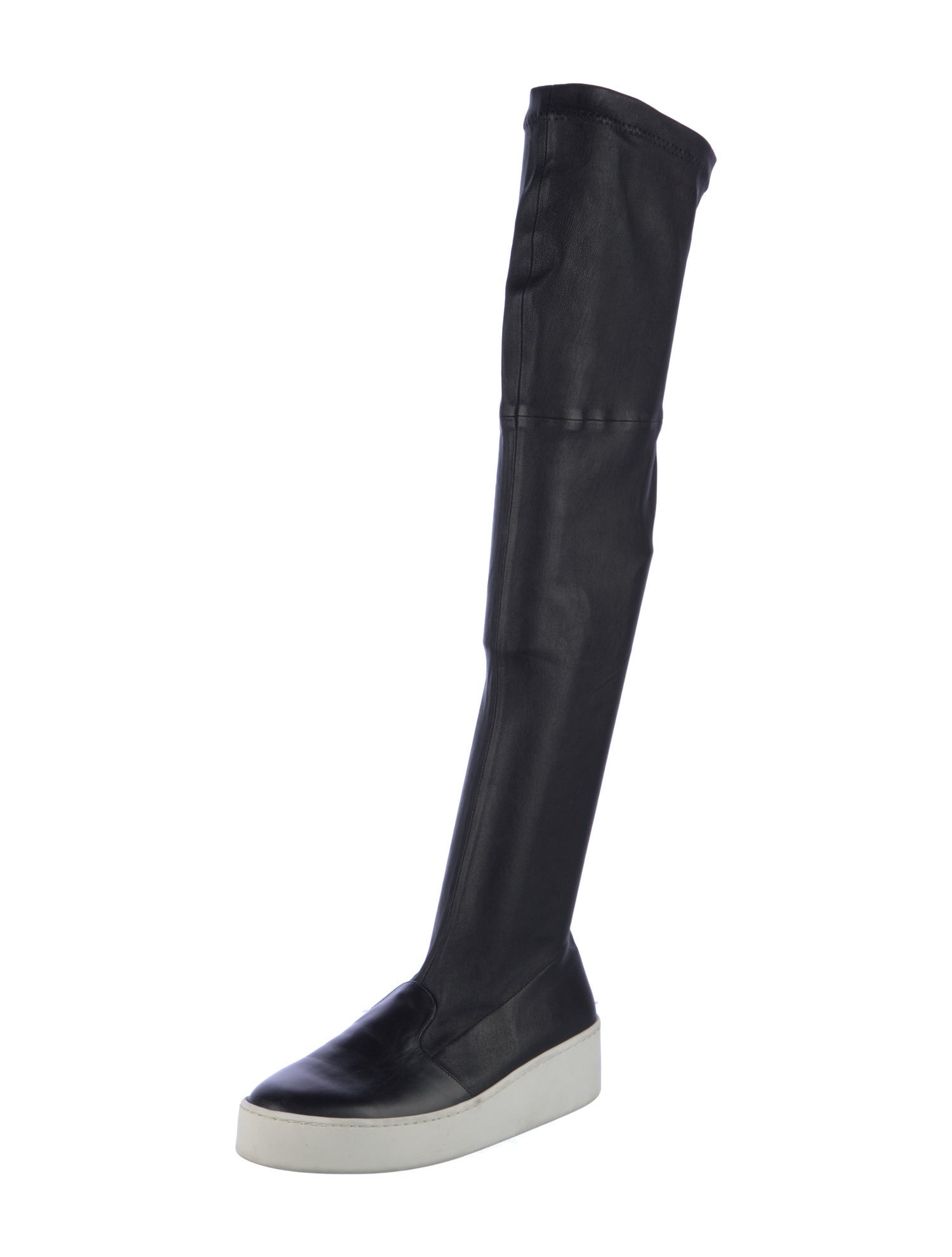 Robert Clergerie Leather Sock Boots