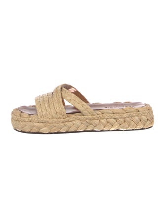 Robert Clergerie Straw Espadrilles