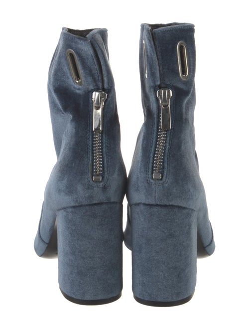 Robert Clergerie x Self-Portrait Velvet Boots