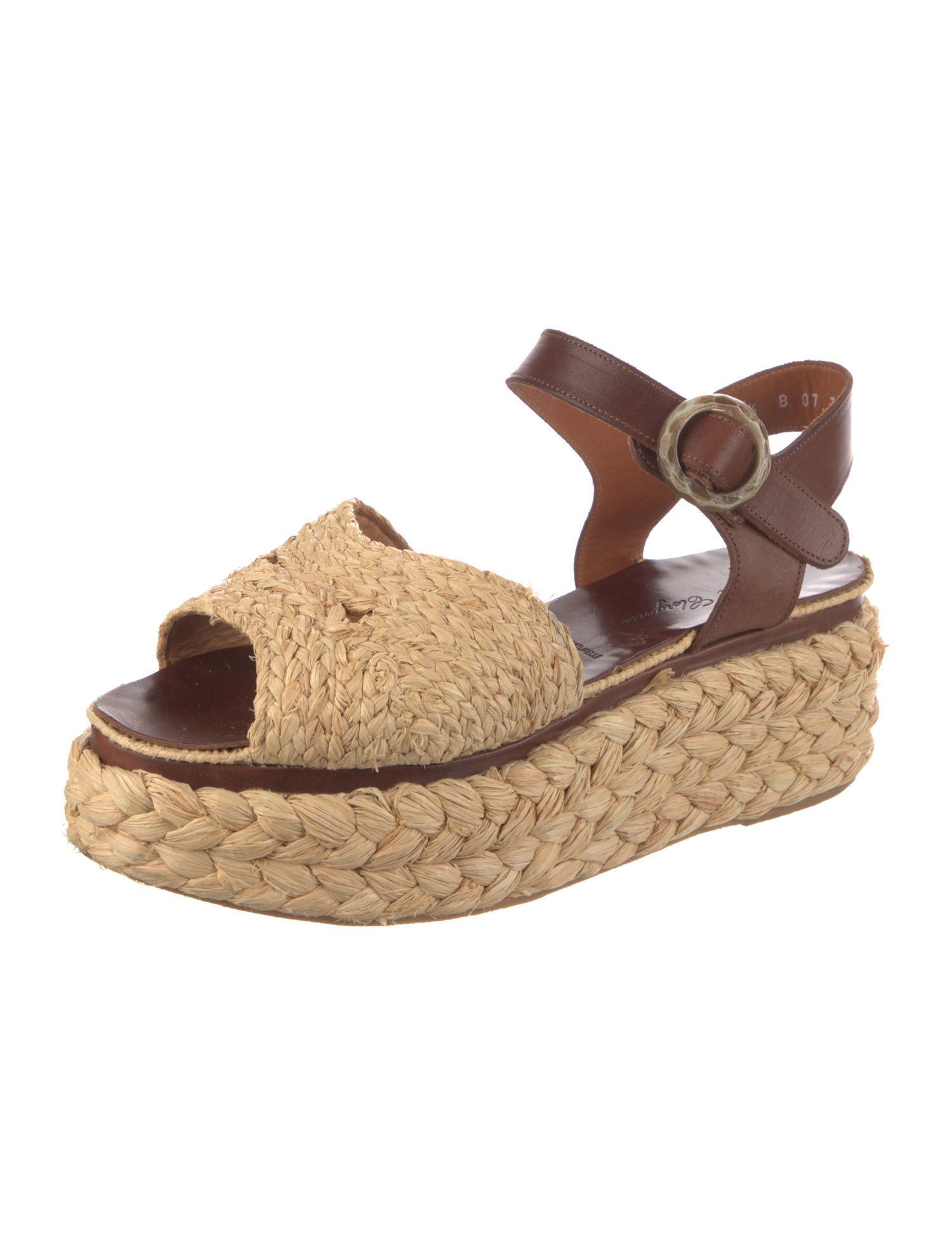 Robert Clergerie Straw Espadrilles