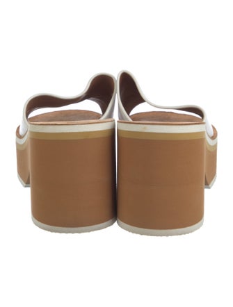 Robert Clergerie Leather Slides