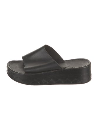 Robert Clergerie Leather Slides