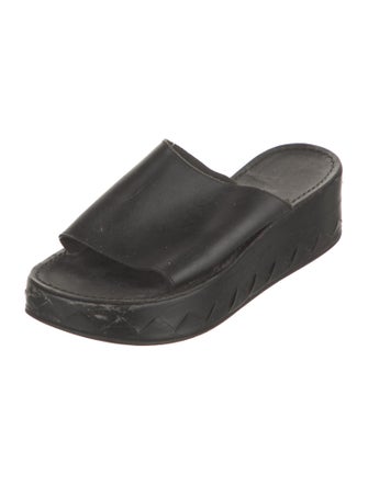 Robert Clergerie Leather Slides