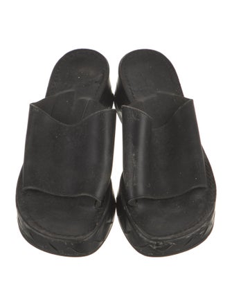 Robert Clergerie Leather Slides