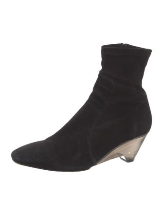 Robert Clergerie Suede Sock Boots