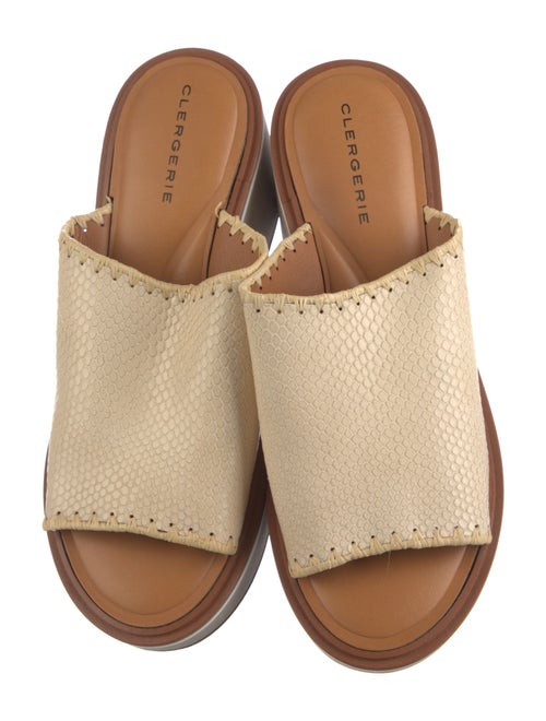 Robert Clergerie Leather Slides