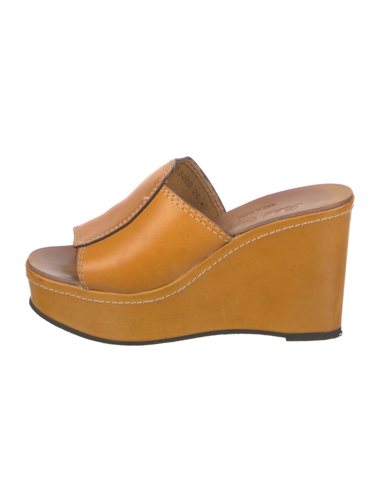 Robert Clergerie Leather Slides