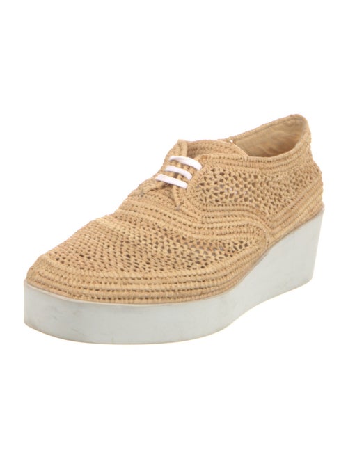 Robert Clergerie Raffia Oxfords