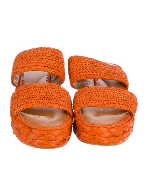 Robert Clergerie Straw Slides