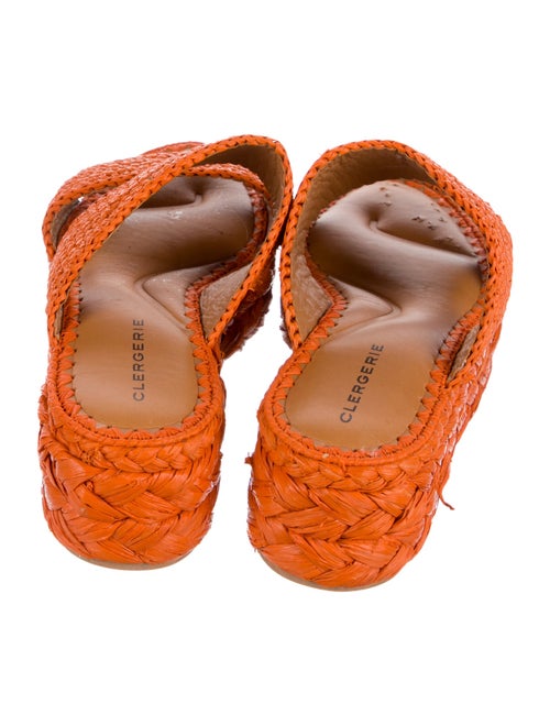 Robert Clergerie Straw Slides