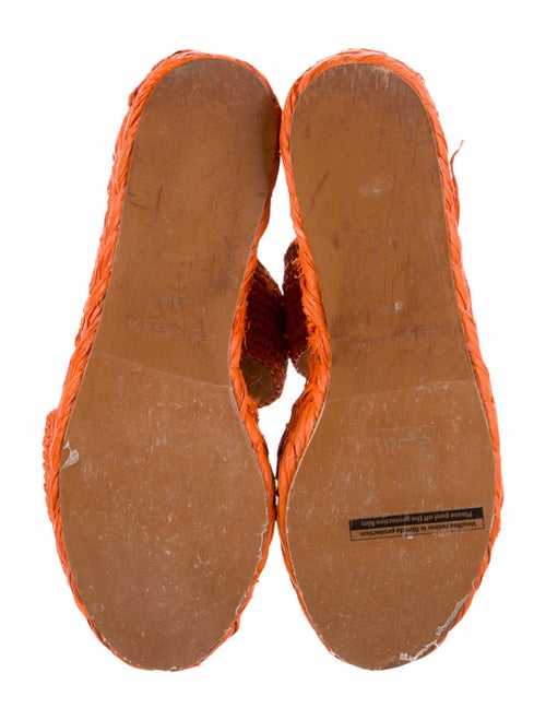 Robert Clergerie Straw Slides