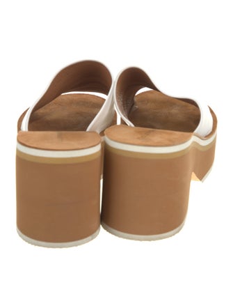 Robert Clergerie Leather Slides