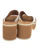 Robert Clergerie Leather Slides