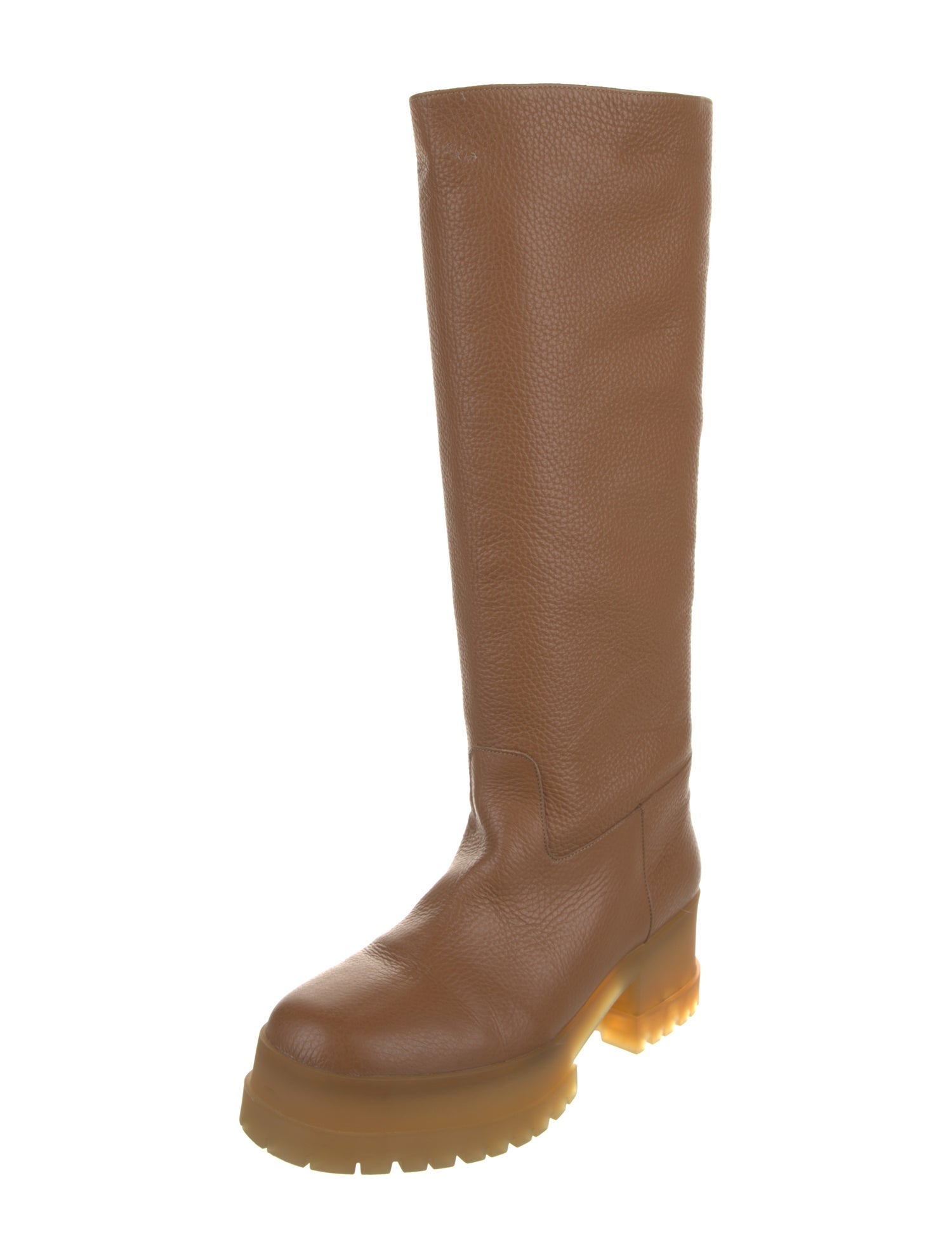 Robert Clergerie Leather Riding Boots