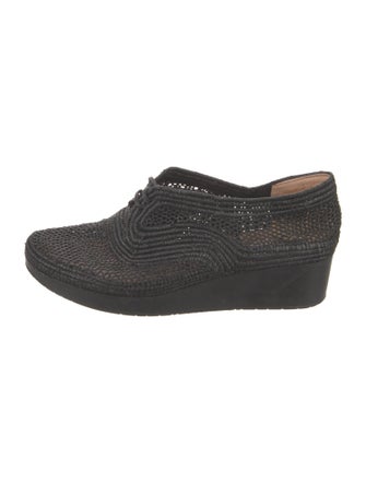 Robert Clergerie Raffia Oxfords