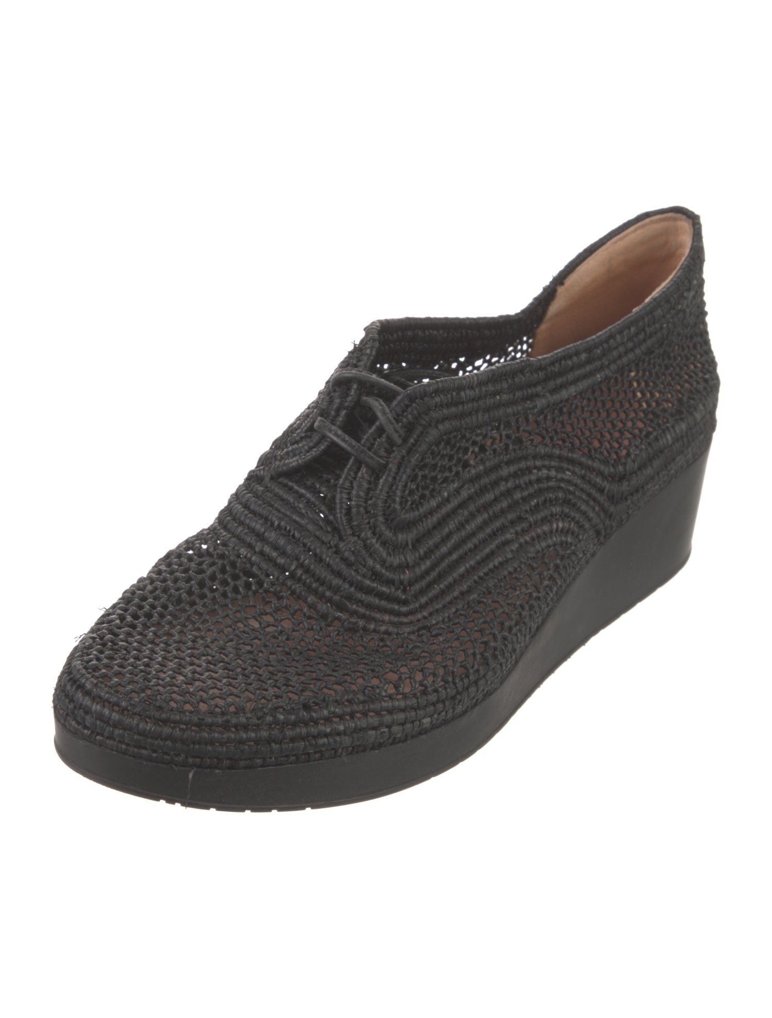 Robert Clergerie Raffia Oxfords