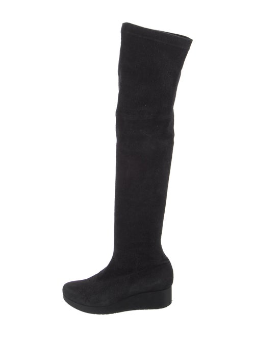 Robert Clergerie Suede Sock Boots