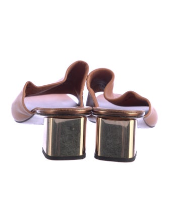 Robert Clergerie Leather Slides