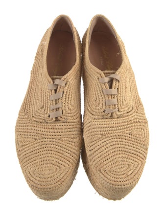 Robert Clergerie Straw Oxfords