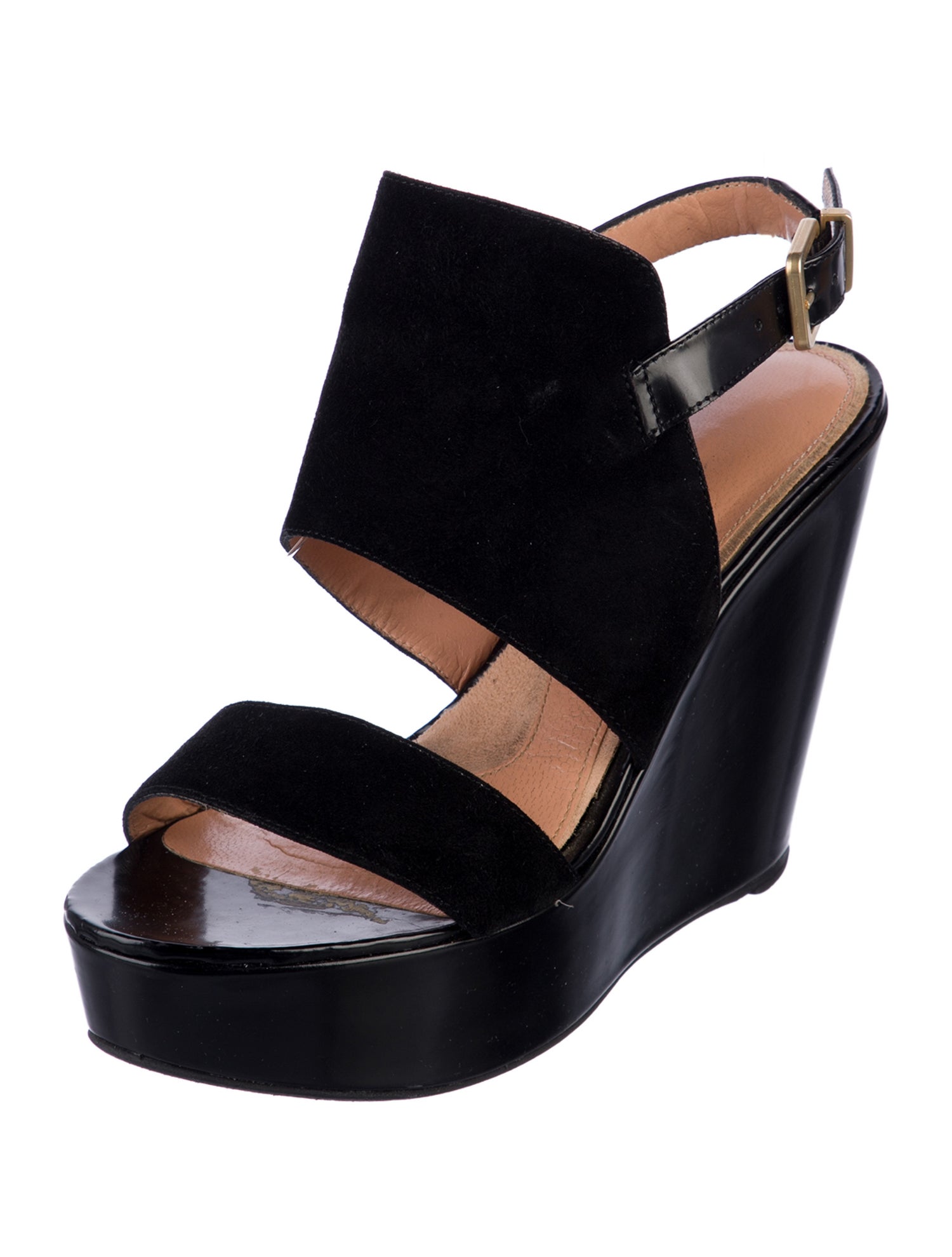 Robert Clergerie Suede Slingback Sandals