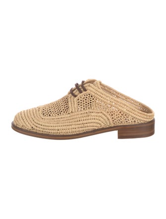 Robert Clergerie Raffia Mules