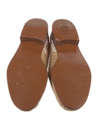 Robert Clergerie Raffia Mules