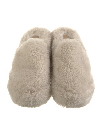 Robert Clergerie Shearling Mules