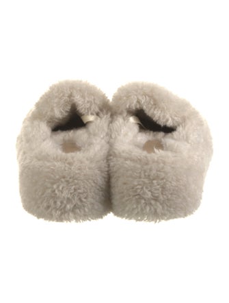 Robert Clergerie Shearling Mules
