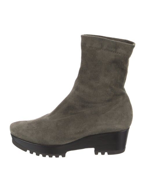 Robert Clergerie Suede Sock Boots