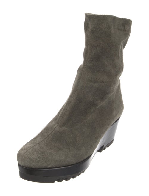 Robert Clergerie Suede Sock Boots