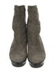 Robert Clergerie Suede Sock Boots