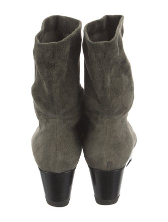 Robert Clergerie Suede Sock Boots