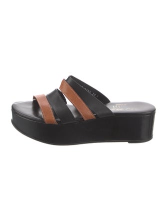 Robert Clergerie Leather Slides