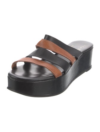 Robert Clergerie Leather Slides
