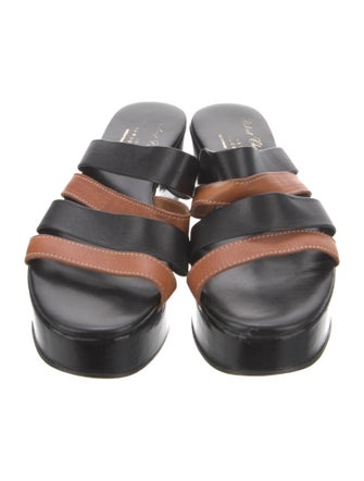 Robert Clergerie Leather Slides