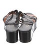 Robert Clergerie Leather Slides
