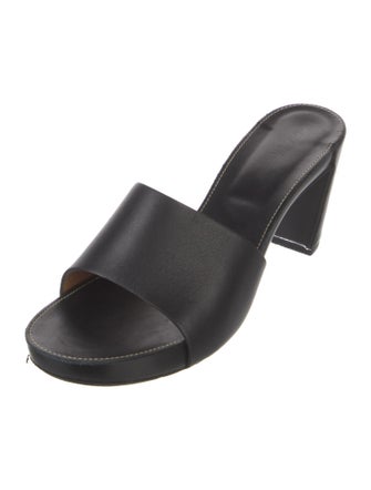 Robert Clergerie Leather Slides