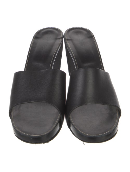 Robert Clergerie Leather Slides