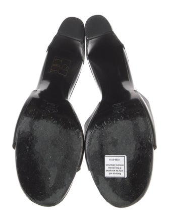 Robert Clergerie Leather Slides