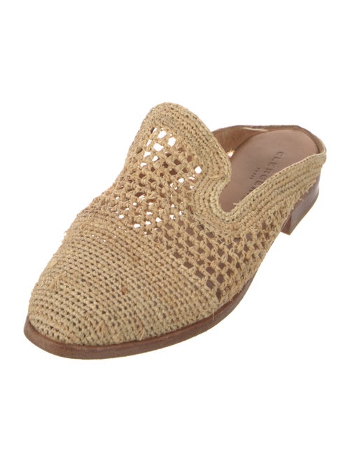 Robert Clergerie Straw Mules