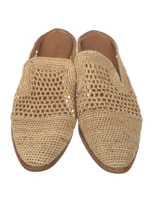 Robert Clergerie Straw Mules