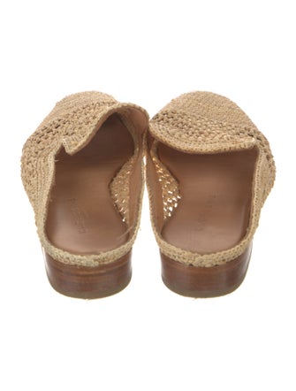 Robert Clergerie Straw Mules