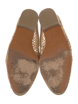 Robert Clergerie Straw Mules