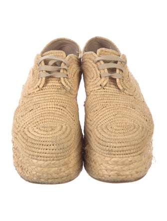 Robert Clergerie Straw Oxfords