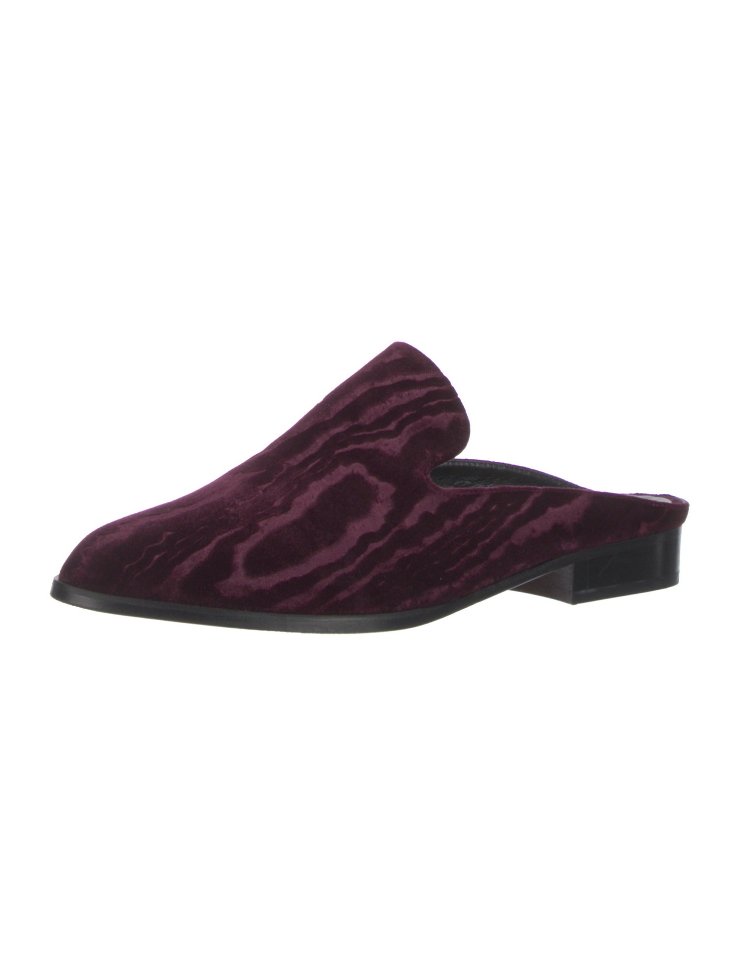 Robert Clergerie Velvet Mules