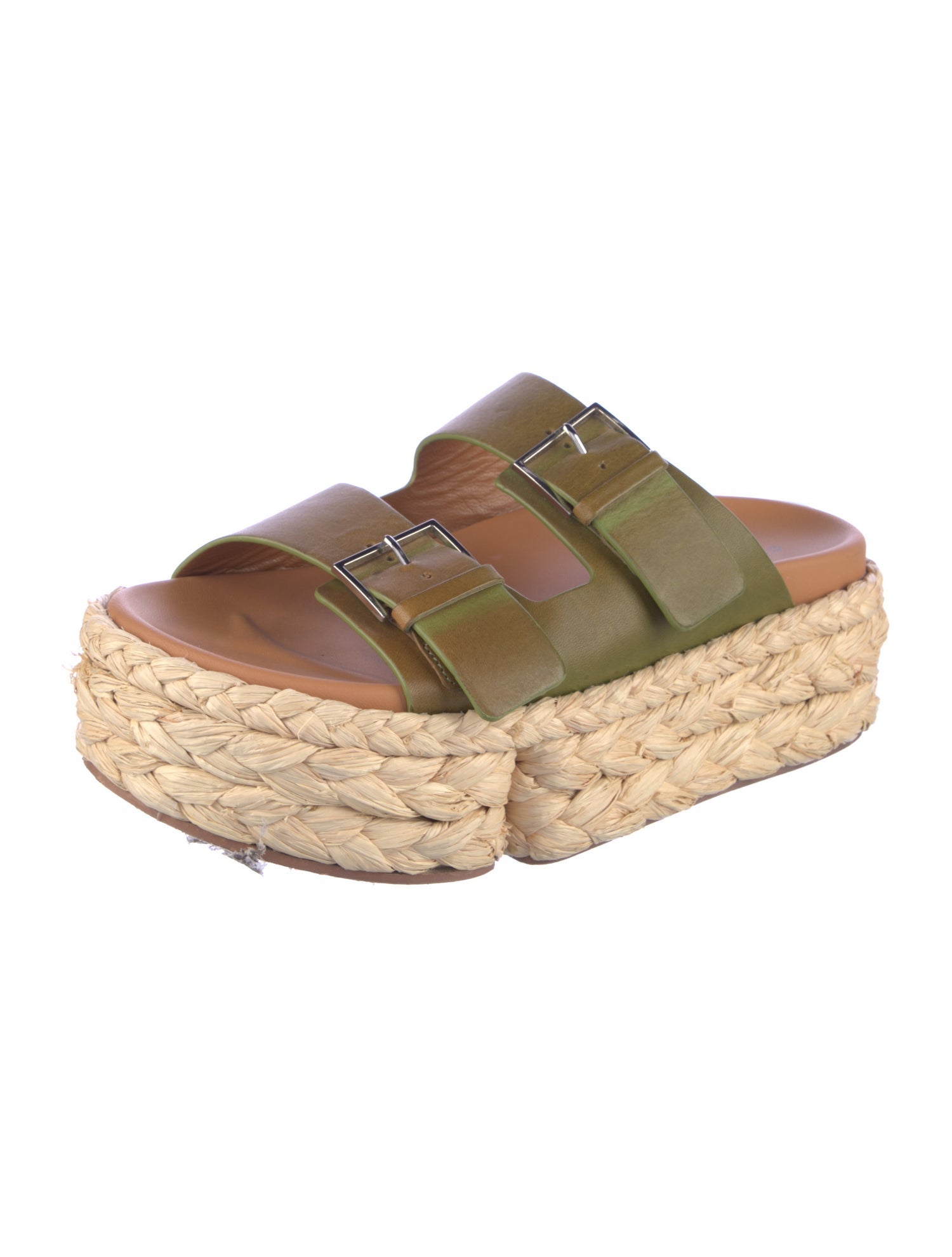 Robert Clergerie Leather Espadrilles